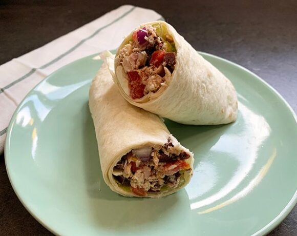 Mediterranean Tuna Wrap