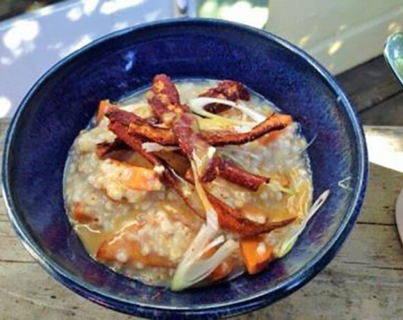 Smokey Sweet Potato Steel-Cut Porridge